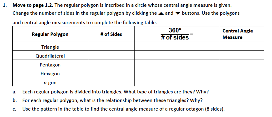 Sum Of Interior Angles In Polygons Easing The Hurry Syndrome